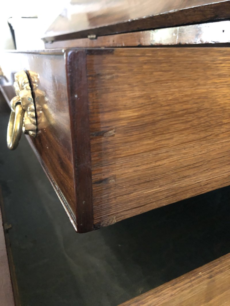 Antique George III Quality Mahogany Bureau - Image 12